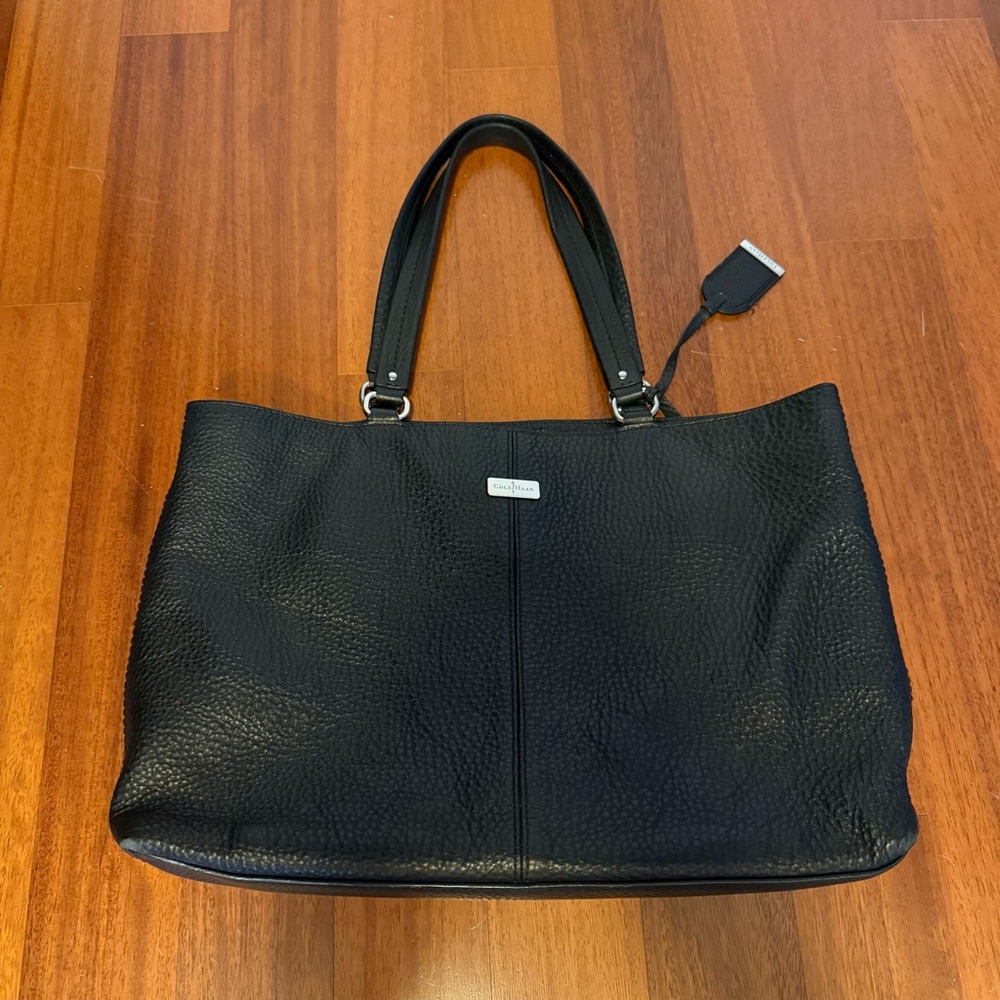 Cole Haan pebbled leather tote bag